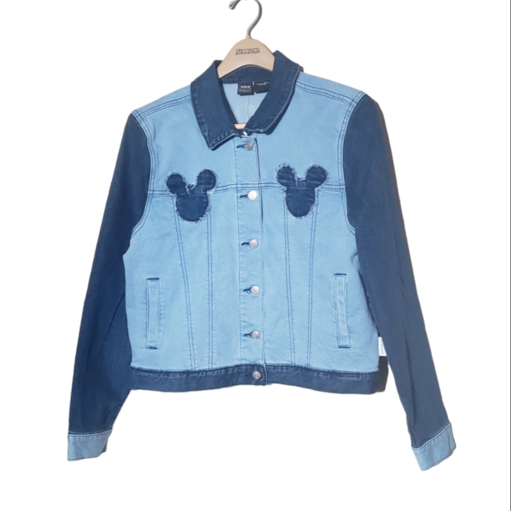 NWT Disney her universe Mickey Mouse jeans jacket.Size L